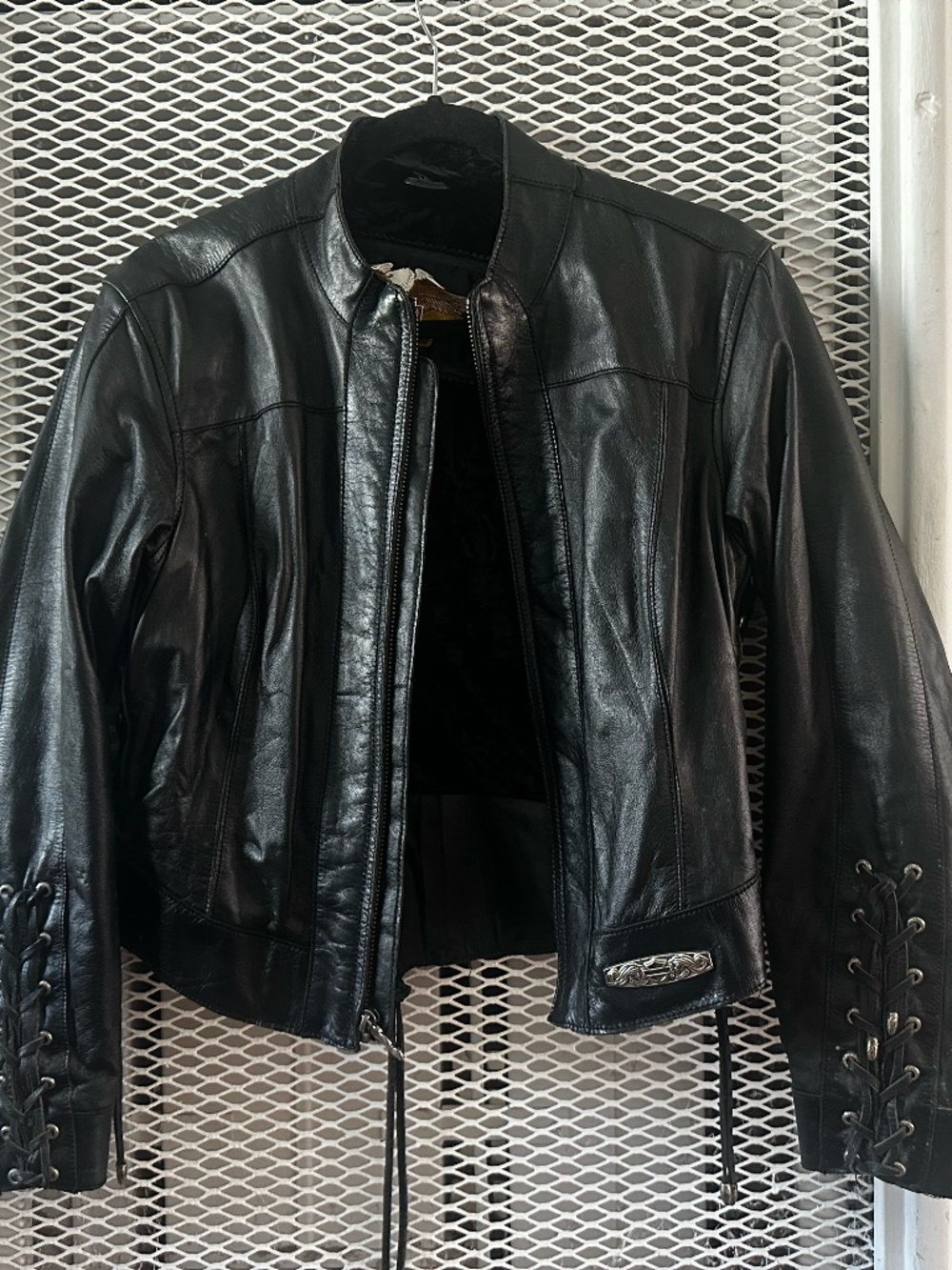 VINTAGE 80’S LEATHER HARLEY MOTORCYCLE JACKET